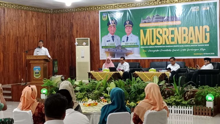 Bappeda Sarolangun Gelar Musrenbang RKPD Tahun 2026