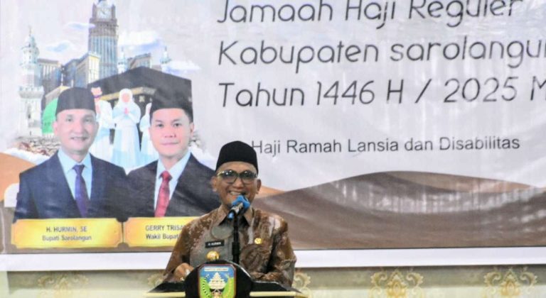 Bupati Hurmin Buka Langsung Kegiatan Manasik Haji Jamaah Reguler tahun 2025