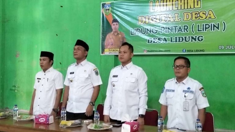 Bupati Sarolangun Hadiri Launching Digital Desa Lindung Pintar