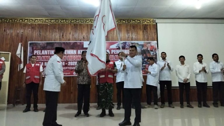 Pengurus PMI Sarolangun Resmi Dilantik, Aryo L Fajrin: PMI Bertekad Miliki Bank Darah